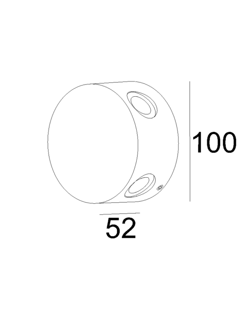 چراغ دیواری LED,SMD بیرونی کد H118