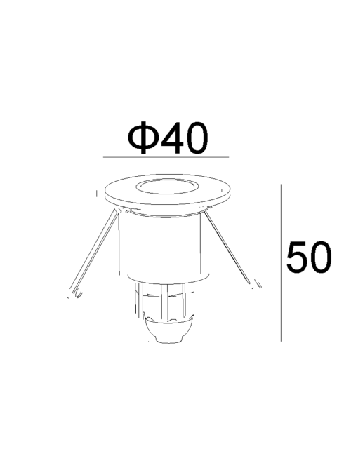 چراغ زیرپله ای LED,COB بیرونی کد H154