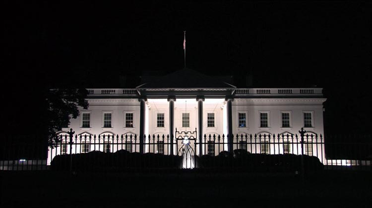 نورپردازی کاخ سفید
