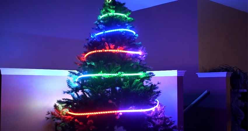 چراغ نواری led ال ای دی رنگی
تزیین درخت کریسمس