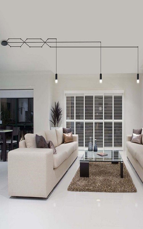 چراغ روشنایی سقفی
چراغ‌های سقفی برای فضای داخلی مینیمالیستی مناسب هستند.