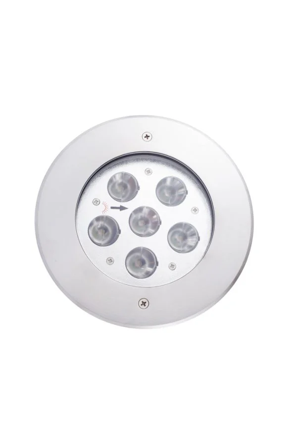 چراغ دفنی 2*6 وات IP67  نور Amber کد K14 - تصویر 2