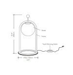 چراغ رومیزی 5 وات نور 3000k کد C235 - Image 8