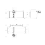 چراغ دیواری 6 وات نور 3000k کد C269 (Left) - Image 2