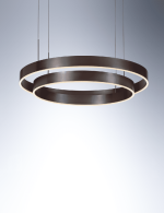 چراغ آویز دو طبقه گرد 53 وات نور 3000k کد  C72-3 (BLK) - C72-2 (WHT) - Image 3