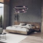 چراغ آویز دو طبقه گرد 53 وات نور 3000k کد  C72-3 (BLK) - C72-2 (WHT) - Image 4