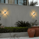 چراغ دیواری بیرونی 7 وات نور 3000K کد H110 - Image 4