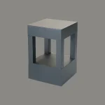 چراغ دیواری بیرونی 7 وات نور 3000K کد H112 (GRY) - H112-1 (WHT)