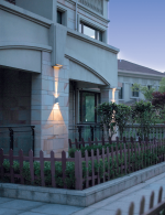 چراغ دیواری بیرونی دو طرفه  6 وات نور 3000K کد H115 (GRY) - H115-1 (WHT) - Image 4