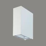 چراغ دیواری بیرونی دوطرفه 3*2 وات نور 3000k کد H116 (GRY) - H216 (WHT) - Image 2