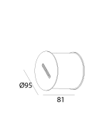 چراغ کنار پله ای بیرونی 3 وات نور 3000K کد H124 - Image 2