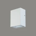 چراغ دیواری بیرونی یک طرفه 3 وات نور 3000K کد H130 (GRY) - H130-1 (WHT)