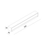 چراغ دیواری بیرونی دو طرفه 20 وات نور 3000K کد H131 - Image 6