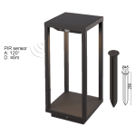 چراغ پایه کوتاه سولار 34 سانت نور 3000K کد H147 - Image 2