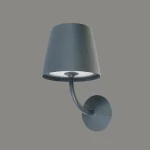 چراغ دیواری بیرونی 7 وات نور 3000K کد H155 (GRY) - H156 (WHT) - Image 2