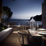 چراغ پارکی پایه کوتاه شارژی 2.2 وات دیمیبل نور 3000k  کد H157 - Image 4