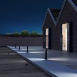 چراغ پایه بلند LED بیرونی کد H158 - Image 5