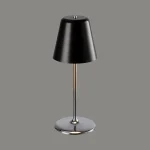 چراغ رومیزی شارژی 2.2 وات نور 3000K کد H188 (BLK & CHRM) - H189 (WHT)