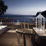 چراغ پارکی پایه کوتاه شارژی 2.2 وات دیمیبل نور 3000k  کد H199 - Image 3