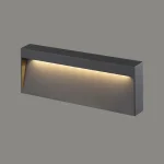 چراغ دیواری بیرونی 9 وات نور 3000K کد  H204 (GRY) - H212 (WHT)