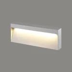 چراغ دیواری بیرونی 9 وات نور 3000K کد  H204 (GRY) - H212 (WHT) - Image 2