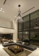 چراغ آویز 88 وات نور 3000K کد LC105 (BLK) - LC104 (WHT) - Image 6