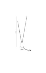 چراغ استند پایه بلند 60 وات نور 3000k کد LC111 (BLK) - Image 5