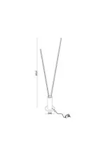 چراغ استند پایه بلند 60 وات نور 3000k کد LC111 (BLK) - تصویر 5