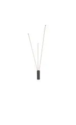 چراغ استند پایه بلند 60 وات نور 3000k کد LC111 (BLK) - تصویر 2