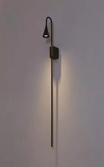 چراغ دیواری 2*3 وات نور 3000k کد (LC119 (BLK - Image 5