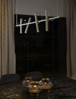 چراغ آویز خطی 5.4*4 وات نور 3000k کد LC123 (WHT) - LC124 (BLK) - Image 2