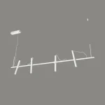 چراغ آویز خطی 5.4*4 وات نور 3000k کد LC123 (WHT) - LC124 (BLK)