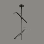 چراغ سقفی 5*2 وات نور 3000k کد LC125 (WHT) - LC126 (BLK)