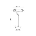 چراغ رومیزی 6 وات نور 3000K کد LC164 - Image 3