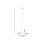 چراغ آویز 12 وات نور 3000k کد  LC165 - Image 3