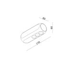 سقفی روکار 15.5 وات نور 3000K کد LC168 - Image 3