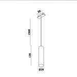 چراغ مولتی ترک آویز 48 ولت 5.4 وات نور 3000K کد LC190 - Image 8