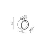 چراغ مولتی ترک اسپات 48 ولت 5 وات نور 3000K کد LC191 - Image 10