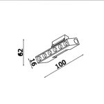 چراغ مولتی ترک لیزر بلید 48 ولت 4 وات نور 3000K کد LC192 (Rotational) - Image 9