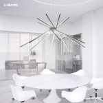 چراغ آویز 50 وات نور 3000K کد LC75 (BLK) - LC74 (WHT) - Image 5