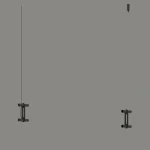 چراغ تیوبی آویز 2 شاخه افقی 10 و 20 وات نور 3000K طول 59 و 114 - Image 2