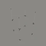 چراغ تیوبی آویز 8 شاخه مکعب مربع 120 وات نور 3000K ابعاد 114x114x114 - Image 2