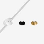 چراغ سقفی بدون لبه 12 وات نور 3000K کد N1019 (BLK/WHT/BRSS) - Image 7