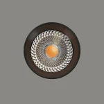 چراغ سقفی بدون لبه 12 وات نور 3000K کد N1019 (BLK/WHT/BRSS) - Image 4