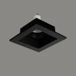 چراغ سقفی توکار GU10 کد N1022 (BLK/WHT)