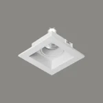 چراغ سقفی توکار GU10 کد N1022 (BLK/WHT) - Image 2