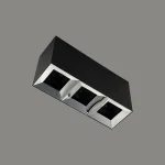 سقفی روکار وال واشر10.7*3 وات نور 3000K کد T115 (WHT) - T114 (BLK) - Image 2