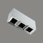 سقفی روکار وال واشر10.7*3 وات نور 3000K کد T115 (WHT) - T114 (BLK)