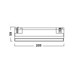 چراغ لیرزبلد مگنتی 10 وات نور 3000k کد T186 (BLK) - T310 (WHT) - Image 3