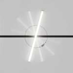 چراغ مگنتی تیوبی 20 وات نور 3000K کد T241-BLK - Image 6